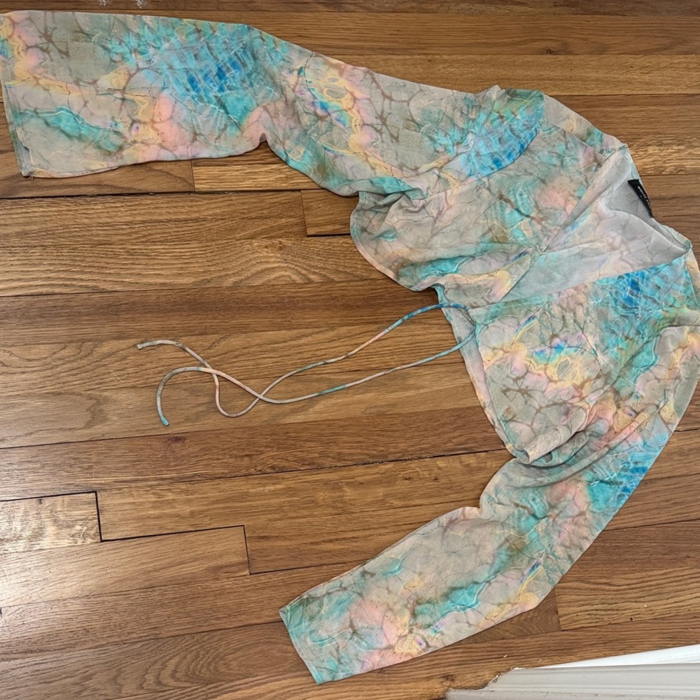 Whitefox Tie-Dye Long Sleeve Top